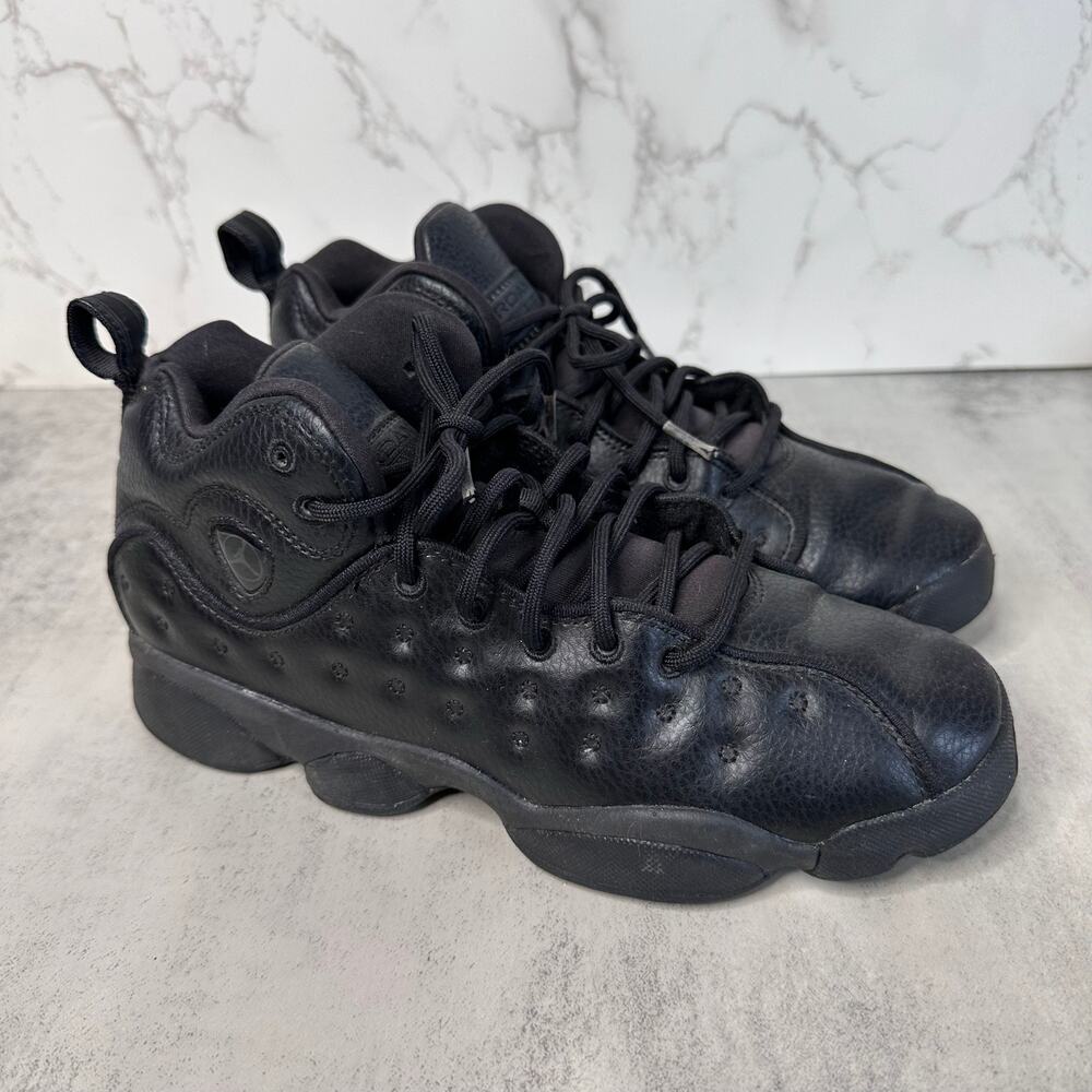 Nike Air Jordan Sneakers Boys Black US 6 Youth Hi-Top Jumpman Team 2 Smoke Grey